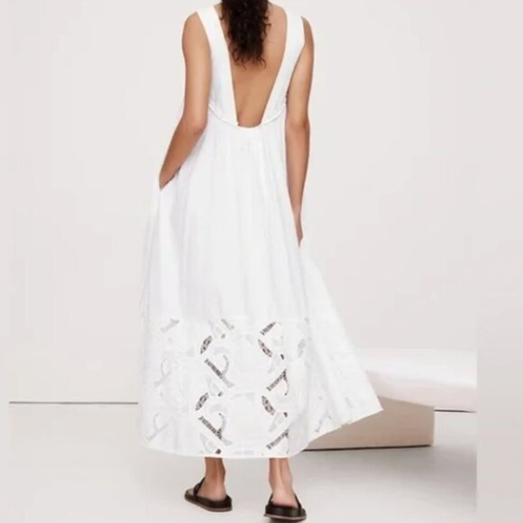 Banana Republic White Lotus Collection Maxi Dress - Picture 3 of 3